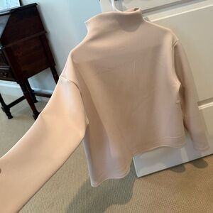 Aday Like a Boss pullover scuba sweater in sand